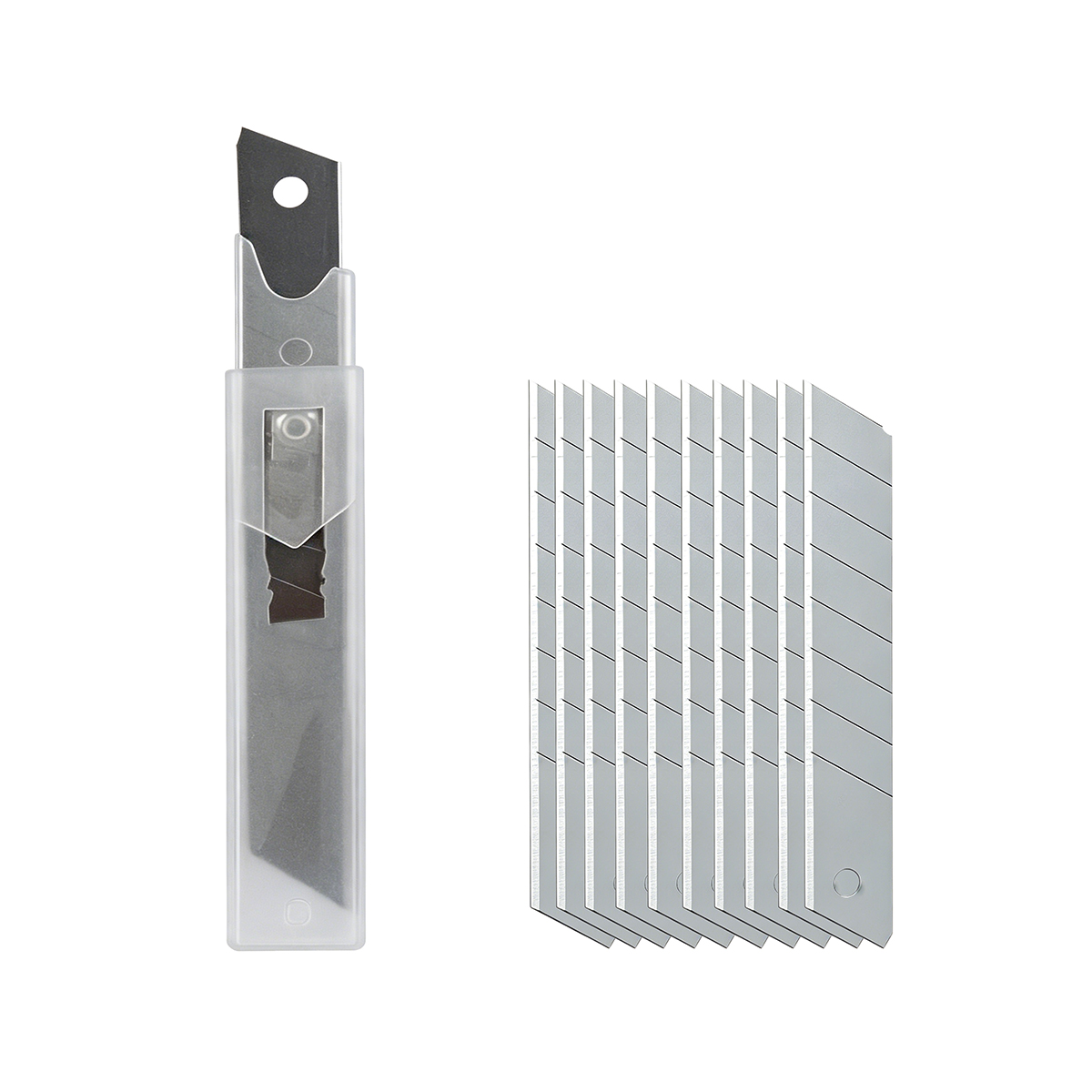 Cuchillas para cuchillos multiusos CX-L-107 de 18 mm y 0,5 mm
